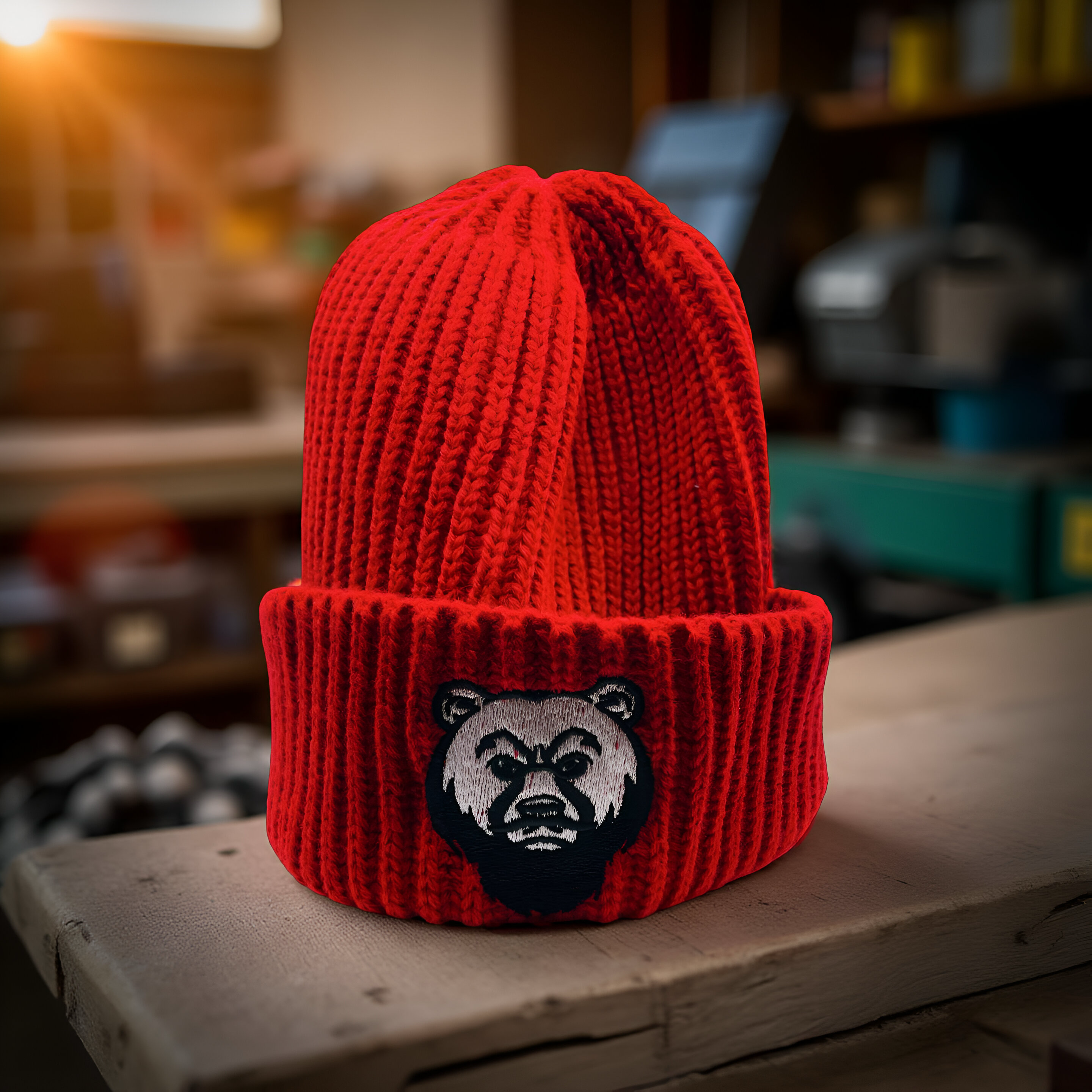Big Bear Ribbed Beanie – Husky The Brand