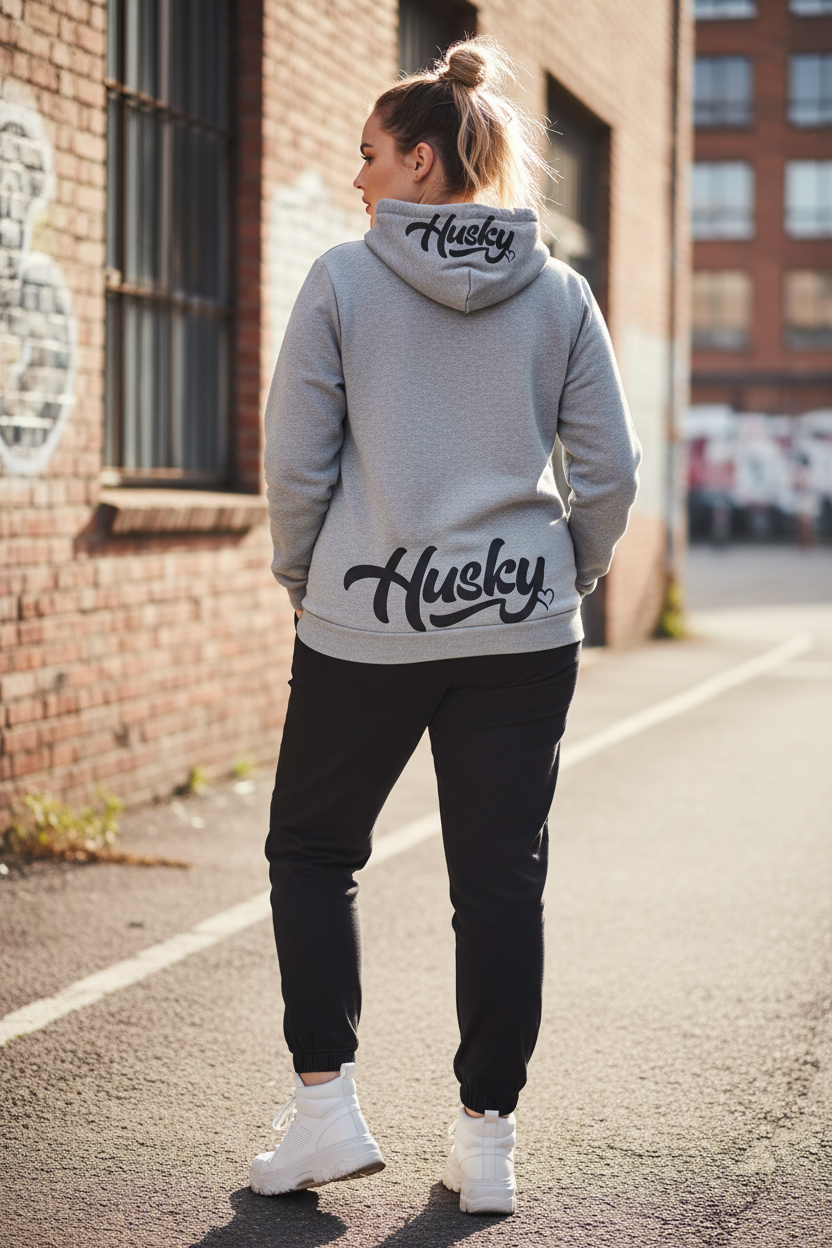 The Husky "OG Bear" Hoodie (Gray)