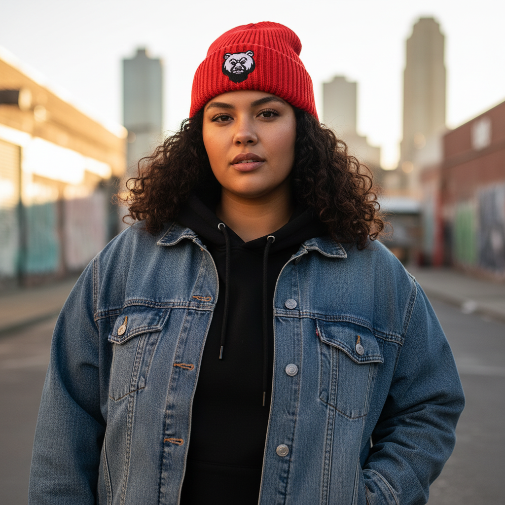 Big Bear Ribbed Beanie