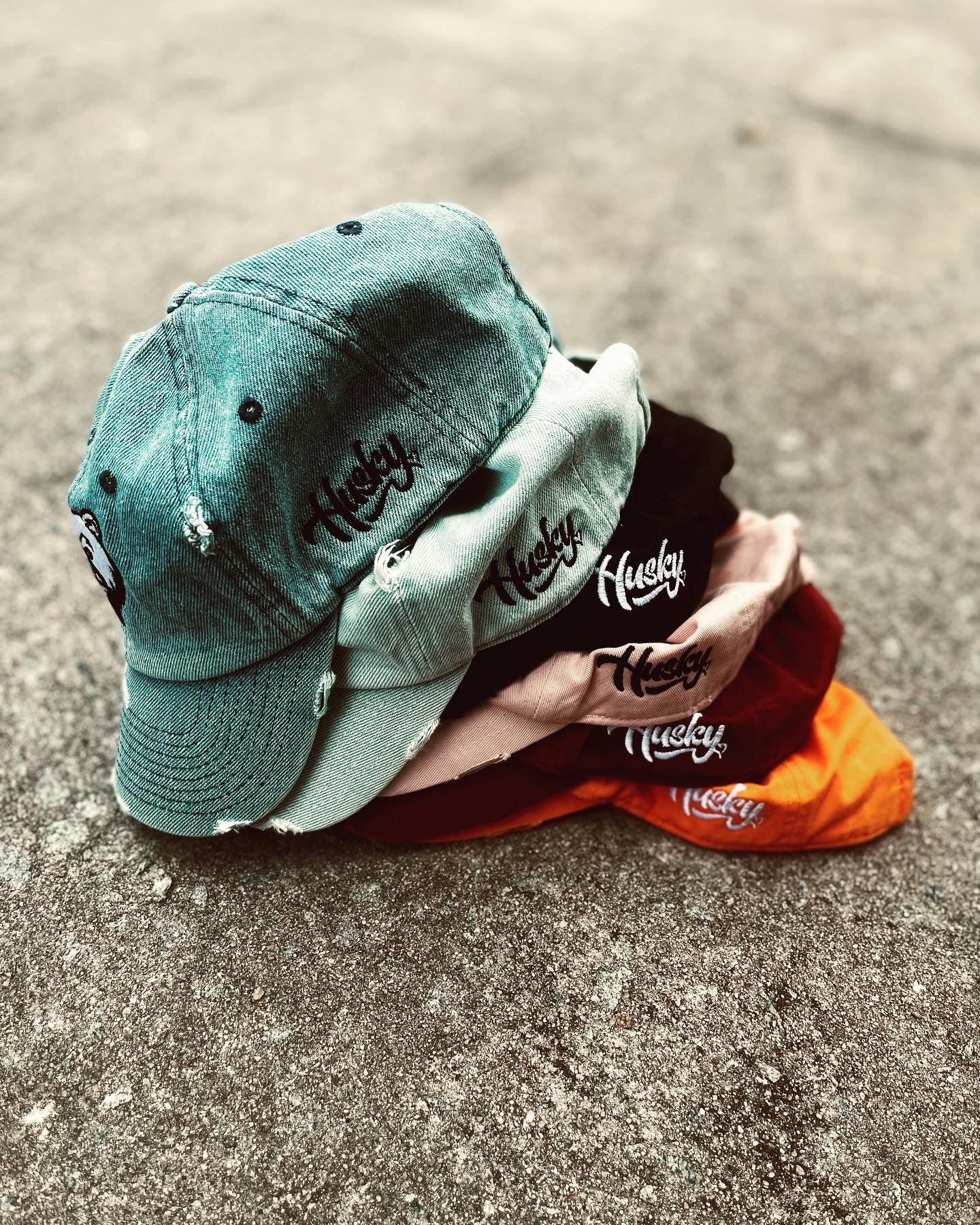 Distressed Big Bear Dad Hat