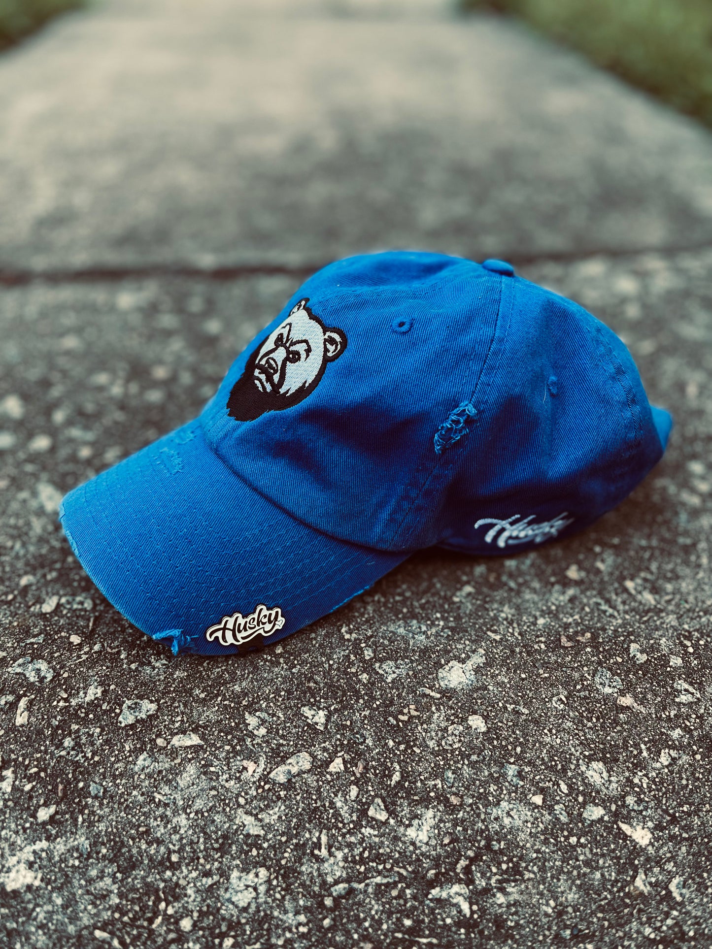 Distressed Big Bear Dad Hat