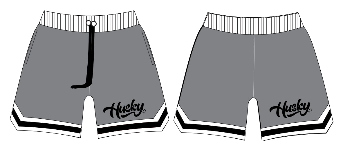 The Husky BBALL Short (Gray)