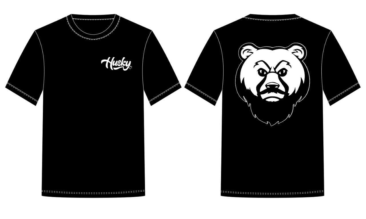 The Husky "OG Double Logo" Tee (Black)