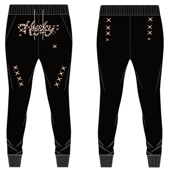 The Husky Black Leopard Jogger (Husky Brown Label Edition)