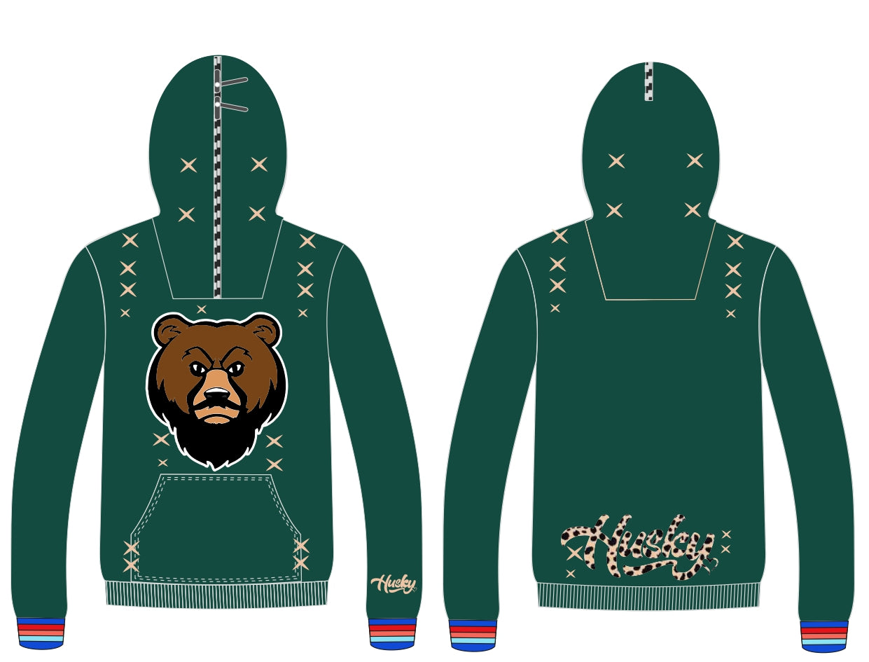The Husky “Green Leopard” Hoodie