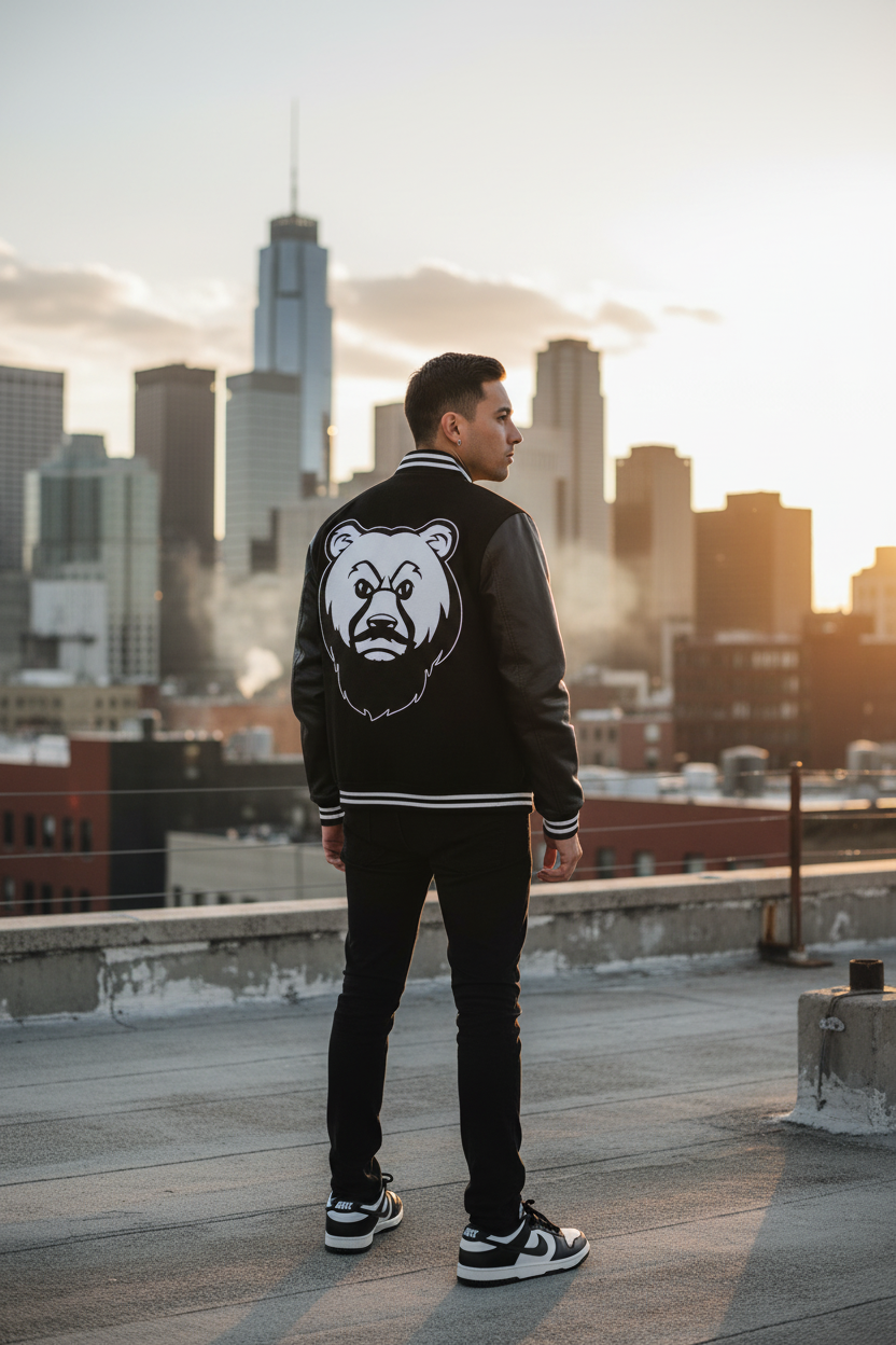 Classic Varsity Back - Slim Latino Man