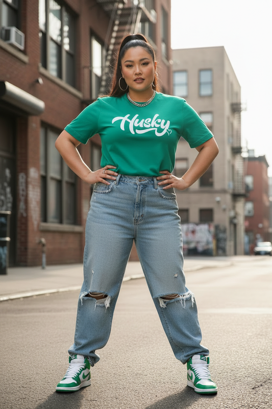 Curvy Asian female Air Jordans