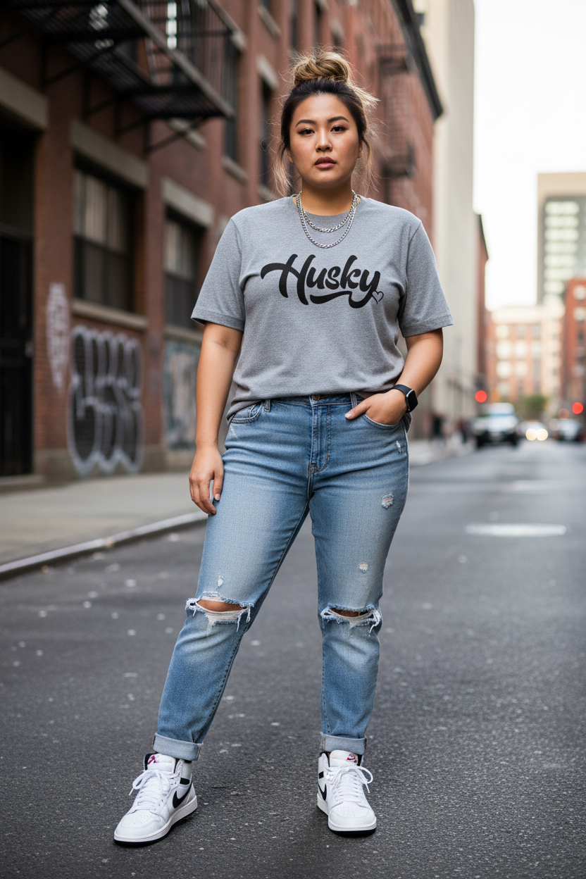 Curvy Asian female