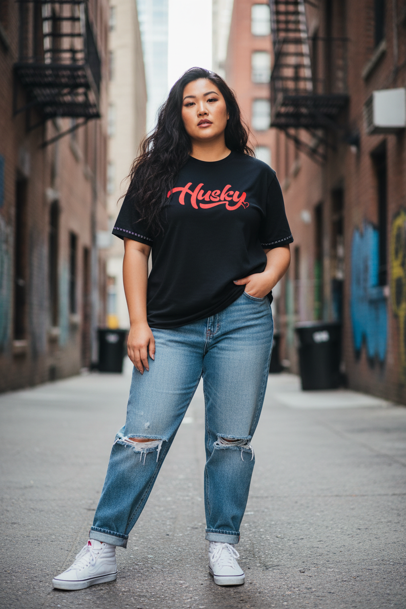 Curvy Asian female