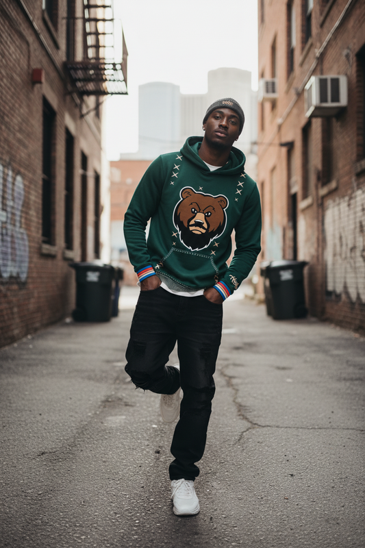 The Husky “Green Leopard” Hoodie