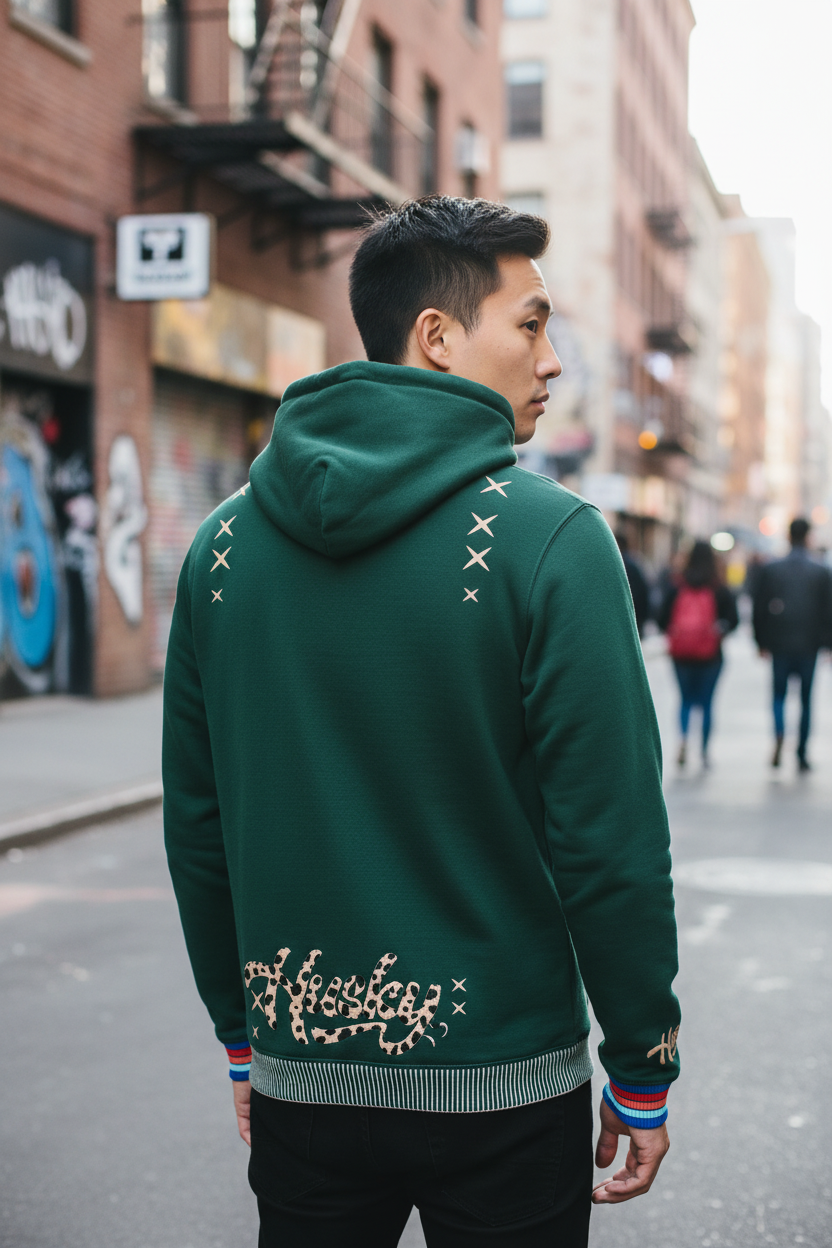 The Husky “Green Leopard” Hoodie