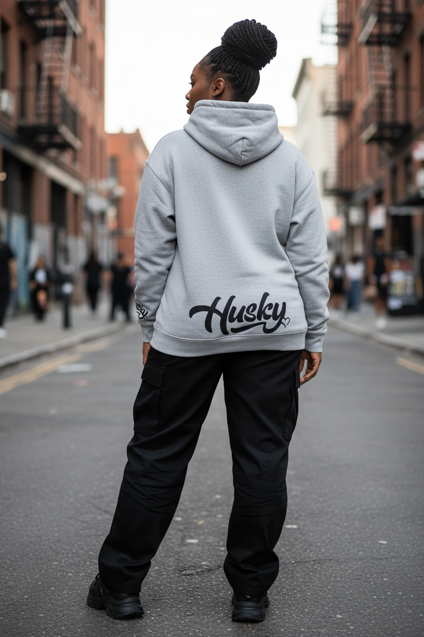 The Husky "OG Bear" Hoodie (Gray)