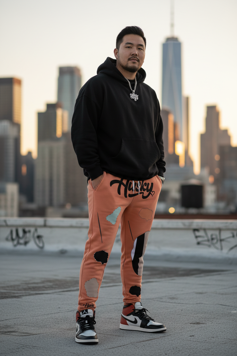Heavyset Asian male