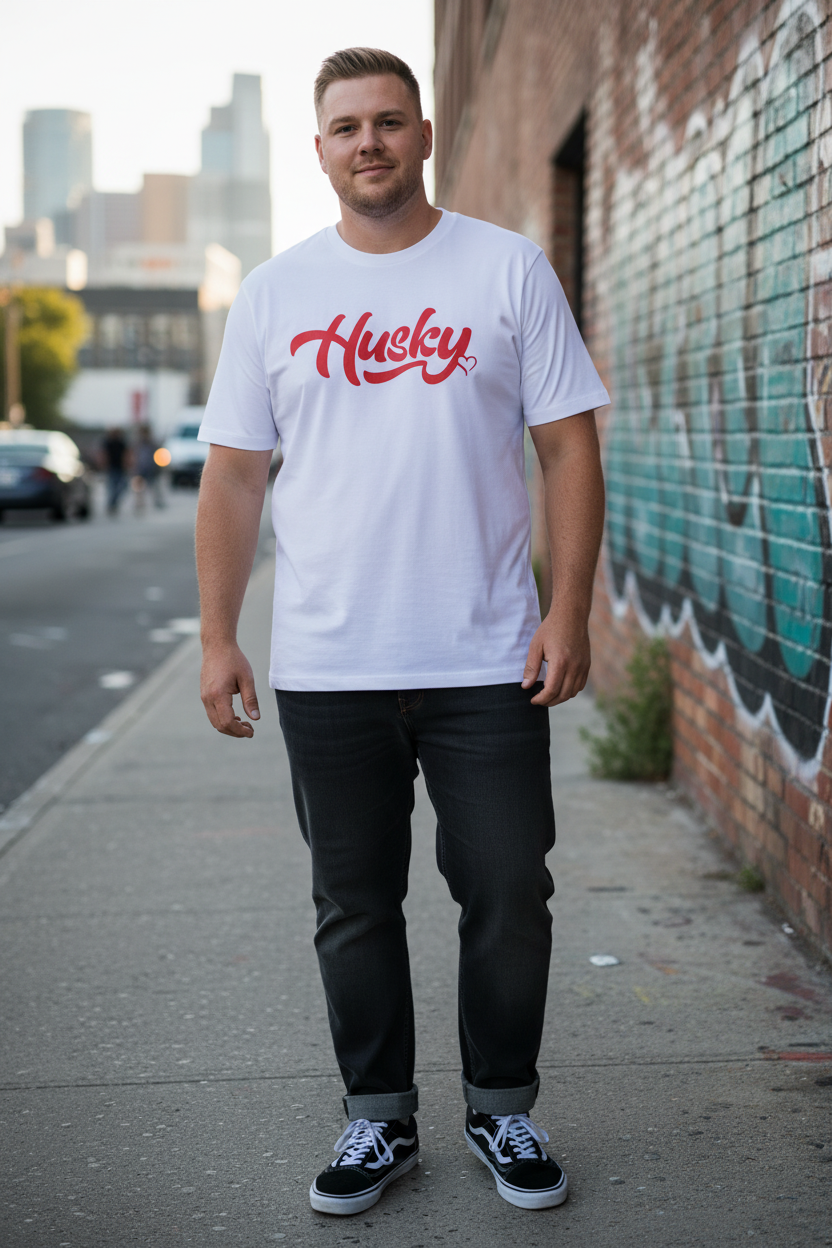 Heavyset white male
