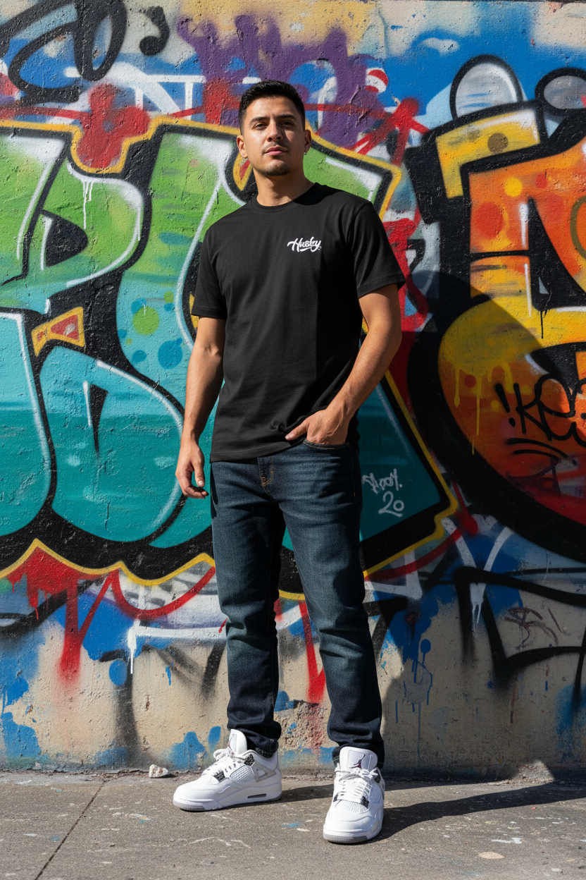 OG Double Logo - Slim Latino man