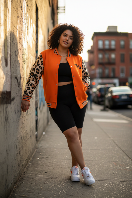 Orange Leopard Front