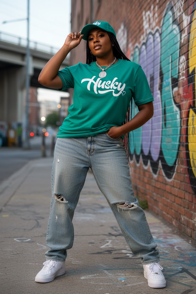 Plus-size Black female