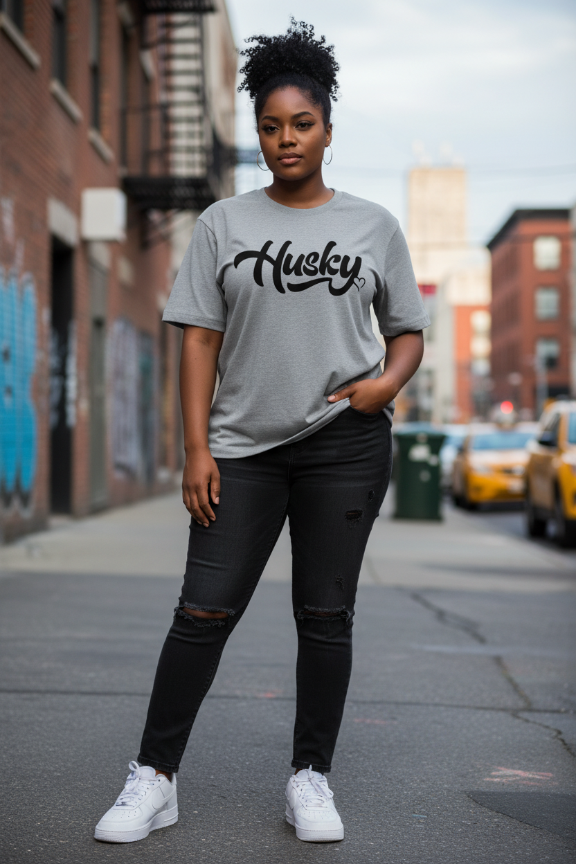 Plus-size Black female