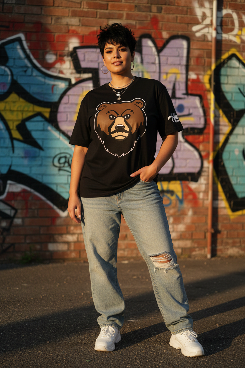 Plus Size Female - Black Tee