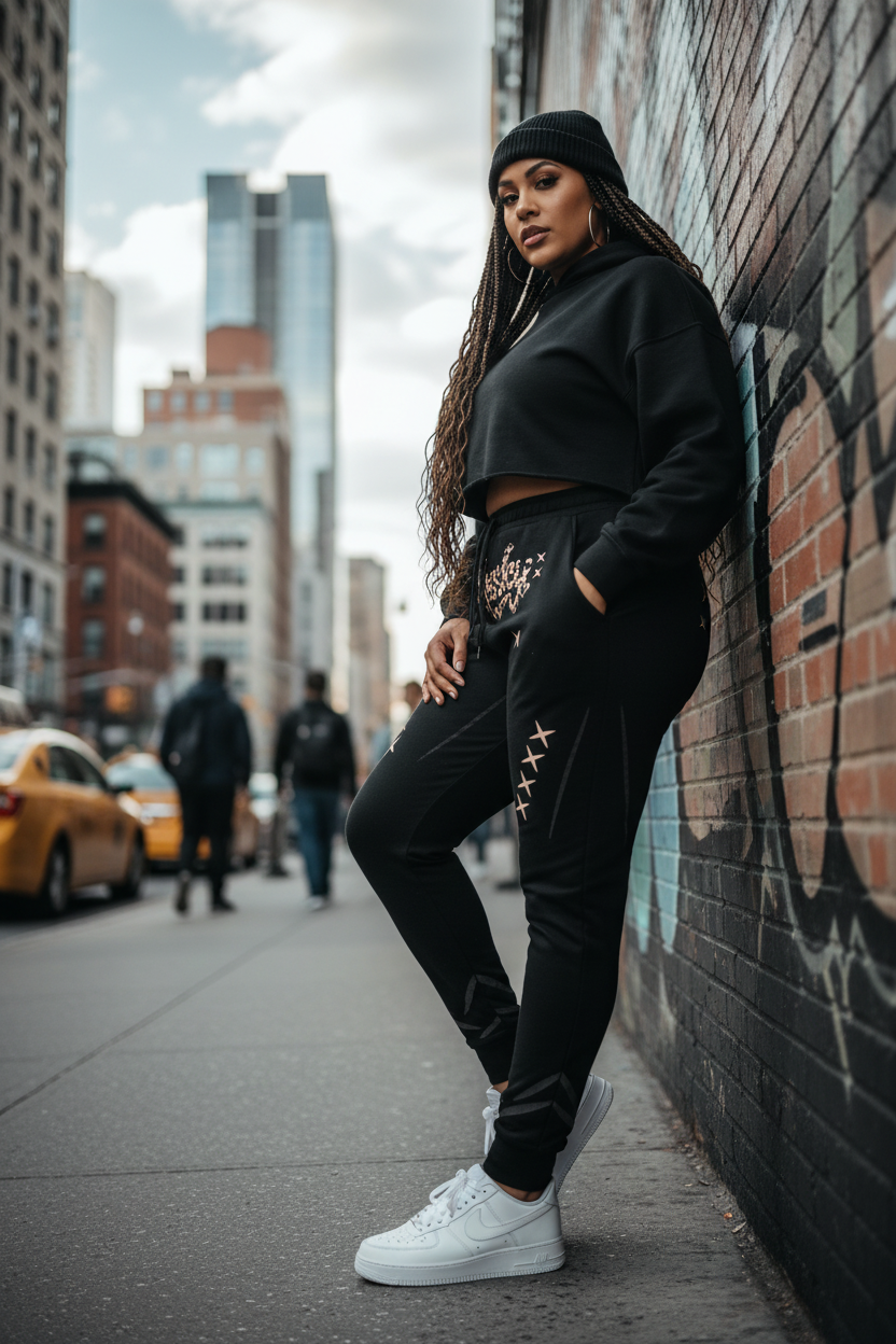 Plus-size Latina female