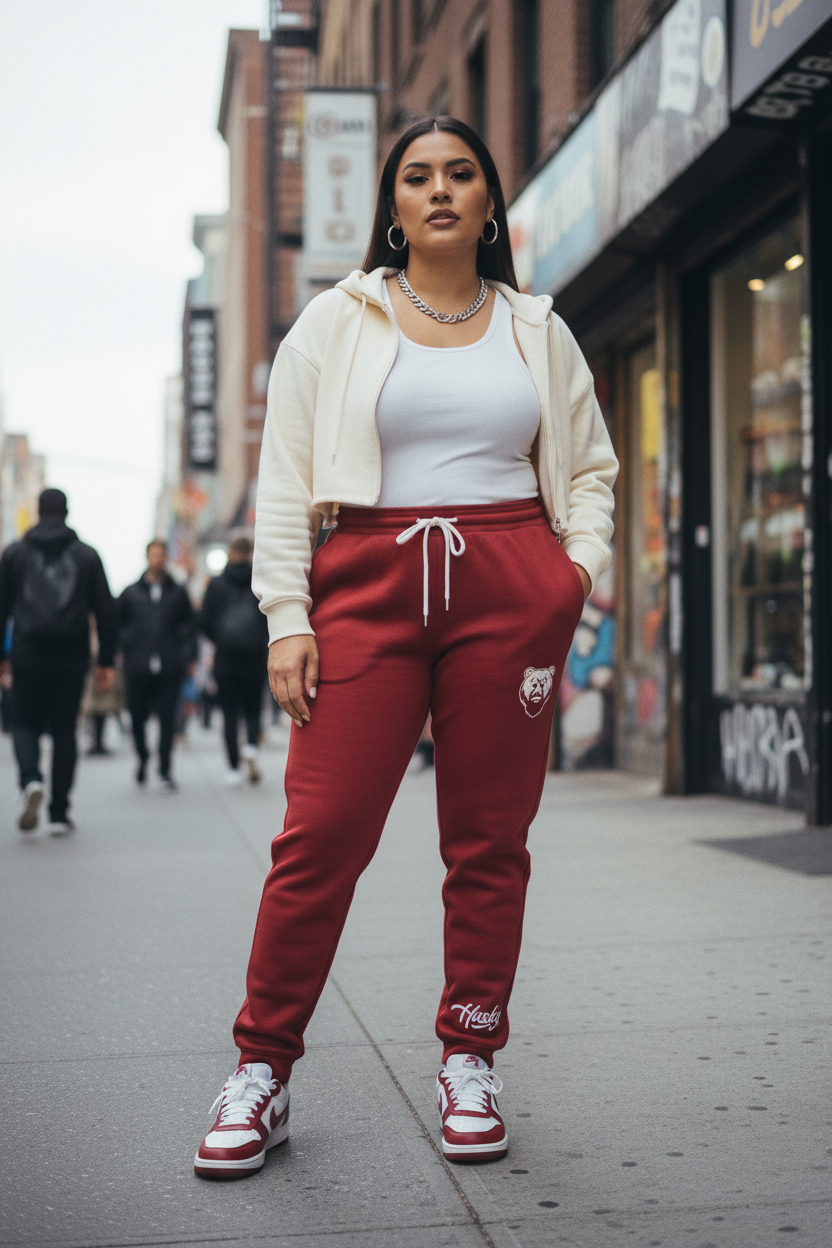 Plus-size Latina female