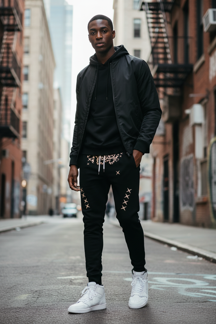 Slim Black male