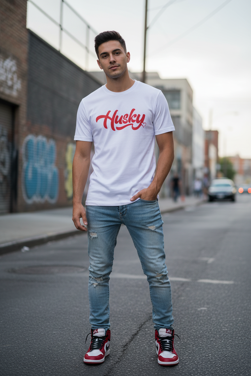 Slim Hispanic male