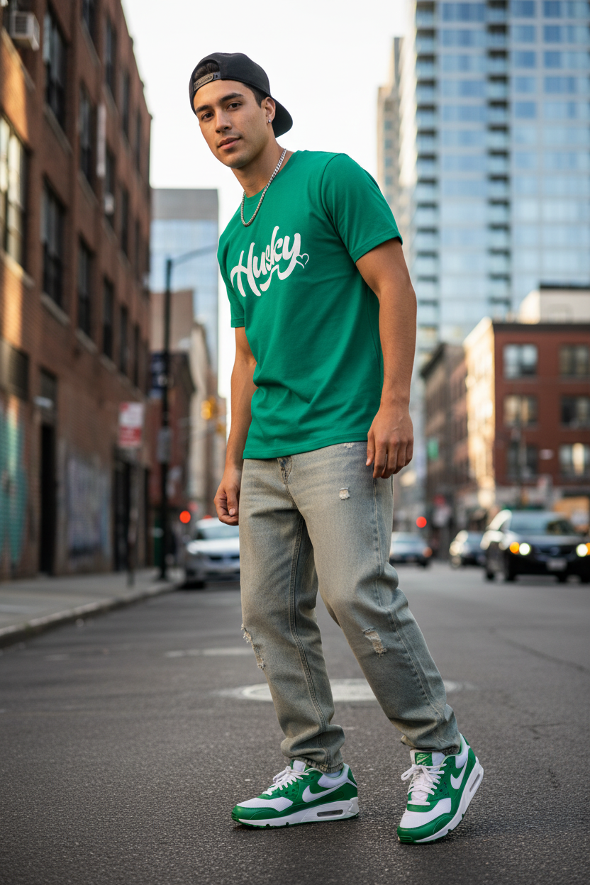 Slim Hispanic male