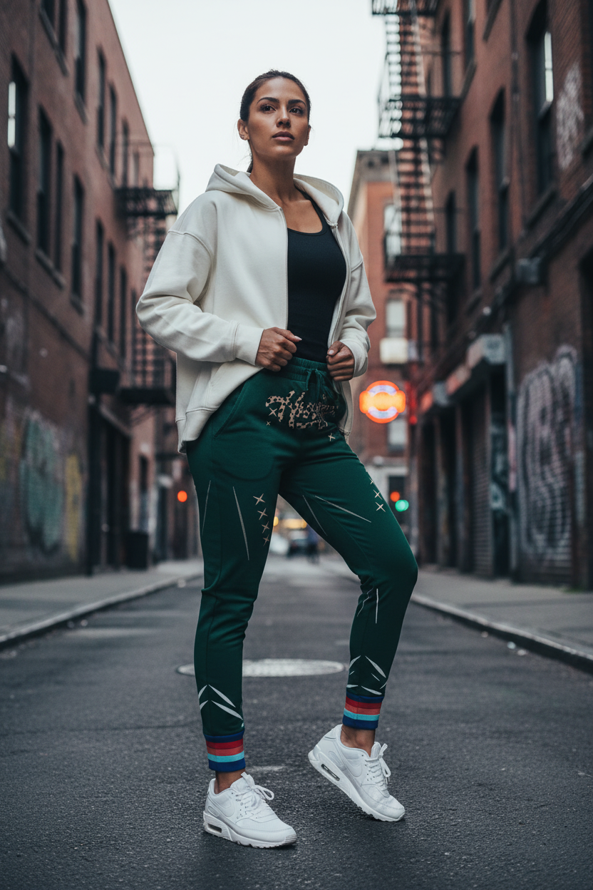 Tall athletic Latina female