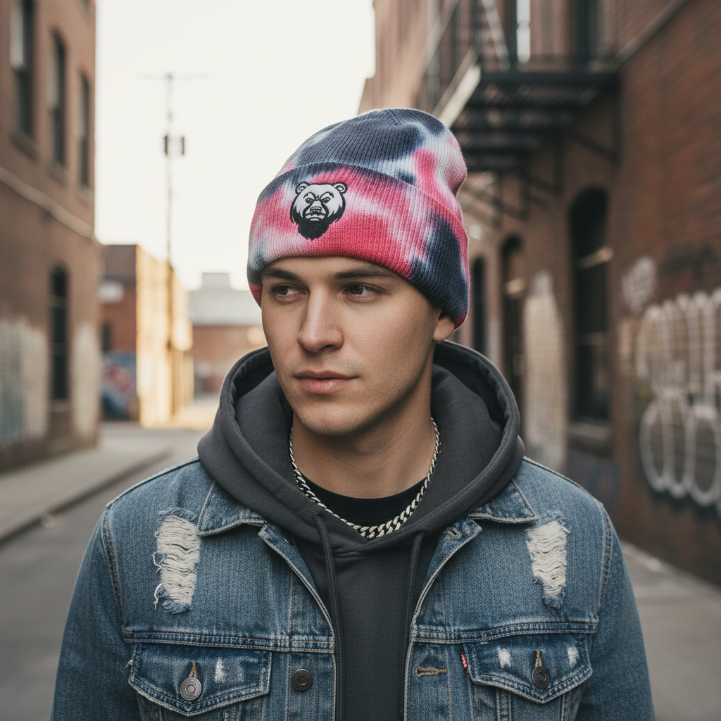 The Husky Tye Dye Beanie